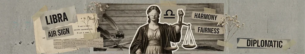 Waage Sternzeichen Illustration Wochenhoroskop 20. bis 26. April 2026 iks.haus ASTRO