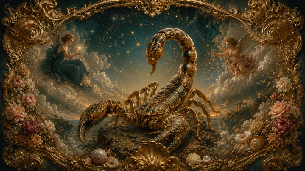 Wochenhoroskop 25. bis 31. Mai 2026 mit Vollmond im Schützen für alle zwölf Sternzeichen auf iks.haus Scorpion