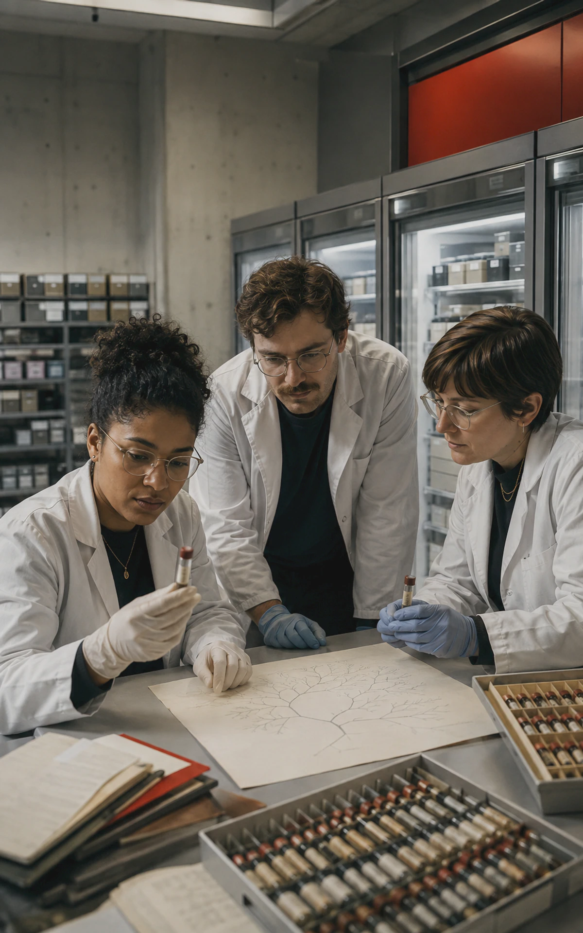 Forschende untersuchen historische Proben zur Geschichte von HIV