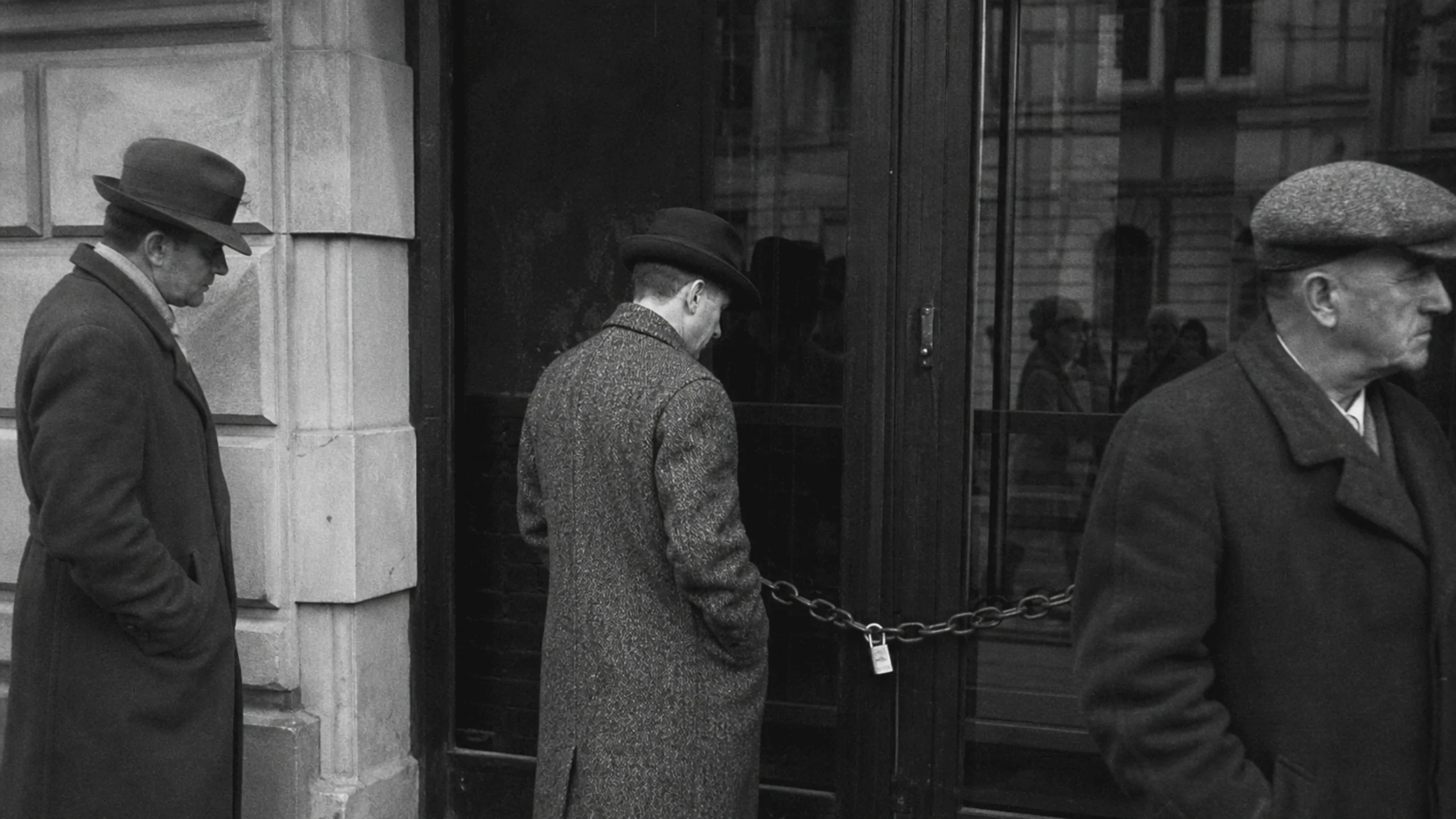 Geschlossenes Berliner Lokal zu Beginn der 1930er Jahre