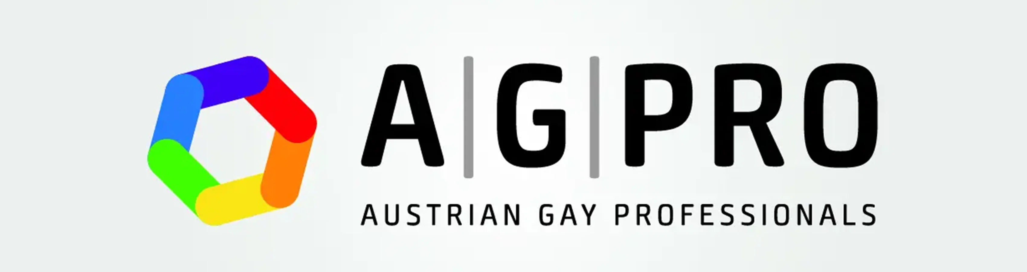 Werbebanner von AGPRO Austrian Gay Professionals, dem österreichischen Netzwerk für schwule Unternehmer und Führungskräfte